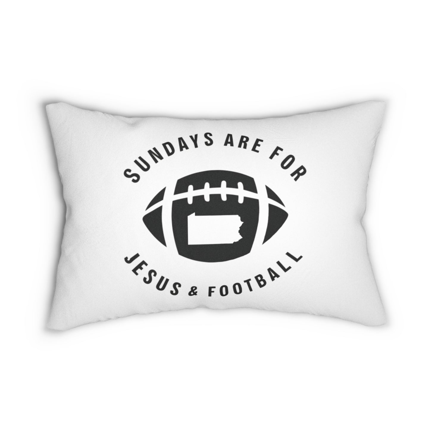 Sundays Are For Jesus And Football Pennsylvania Pillow