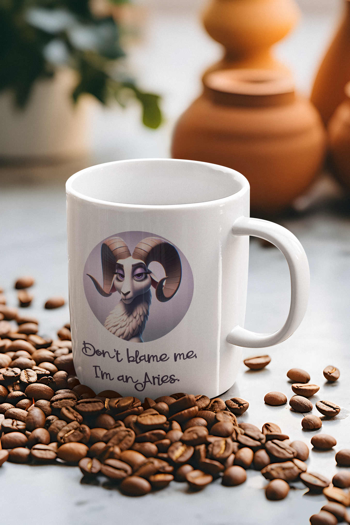 Don't Blame Me I'm An Aries Mug