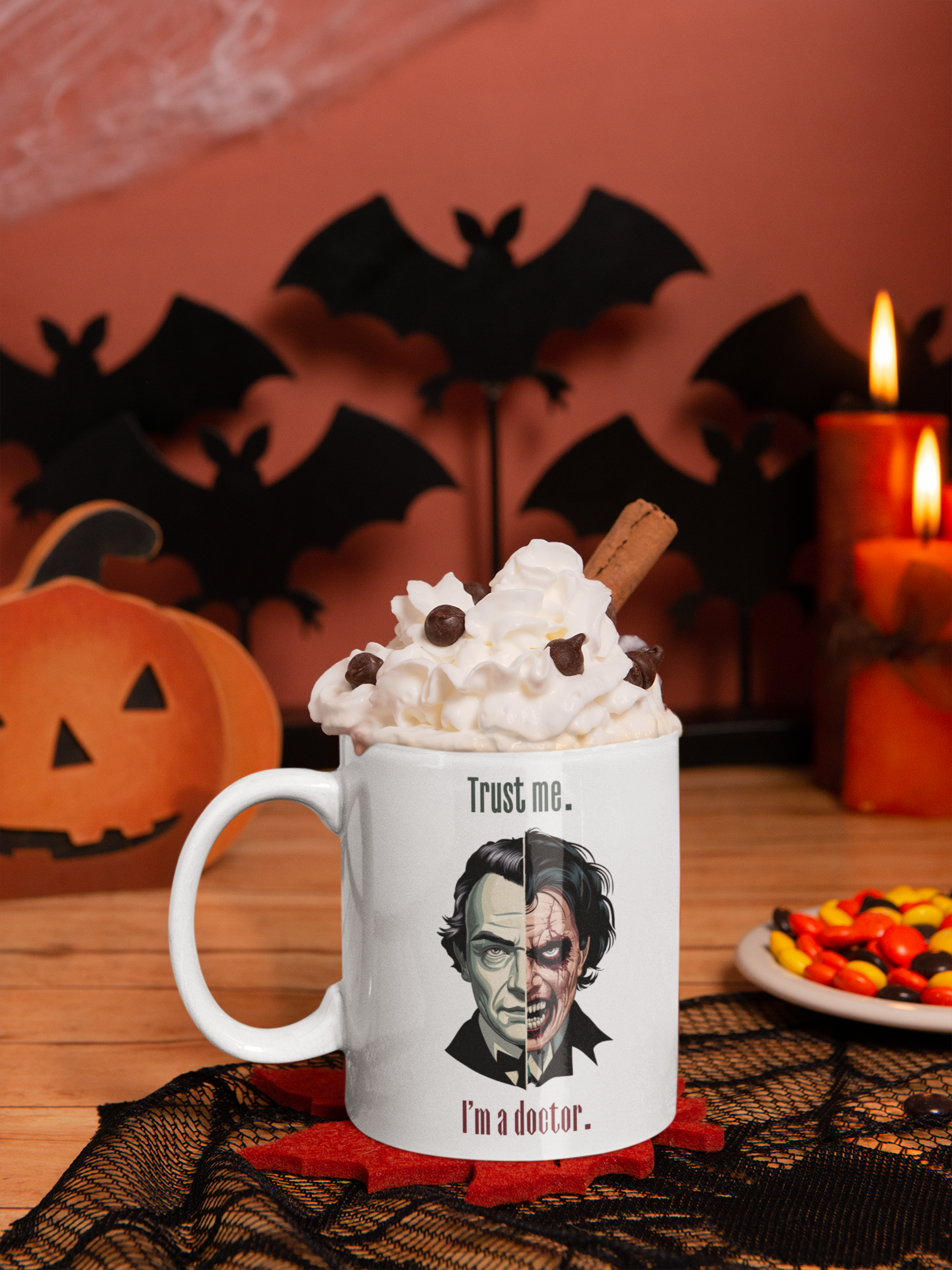 Trust Me I'm A Doctor Halloween Mug